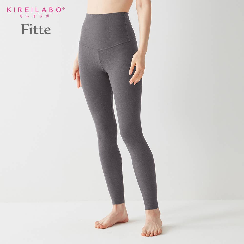 【Fitte Warm】9分丈ハイウエストレギンス【SALE】